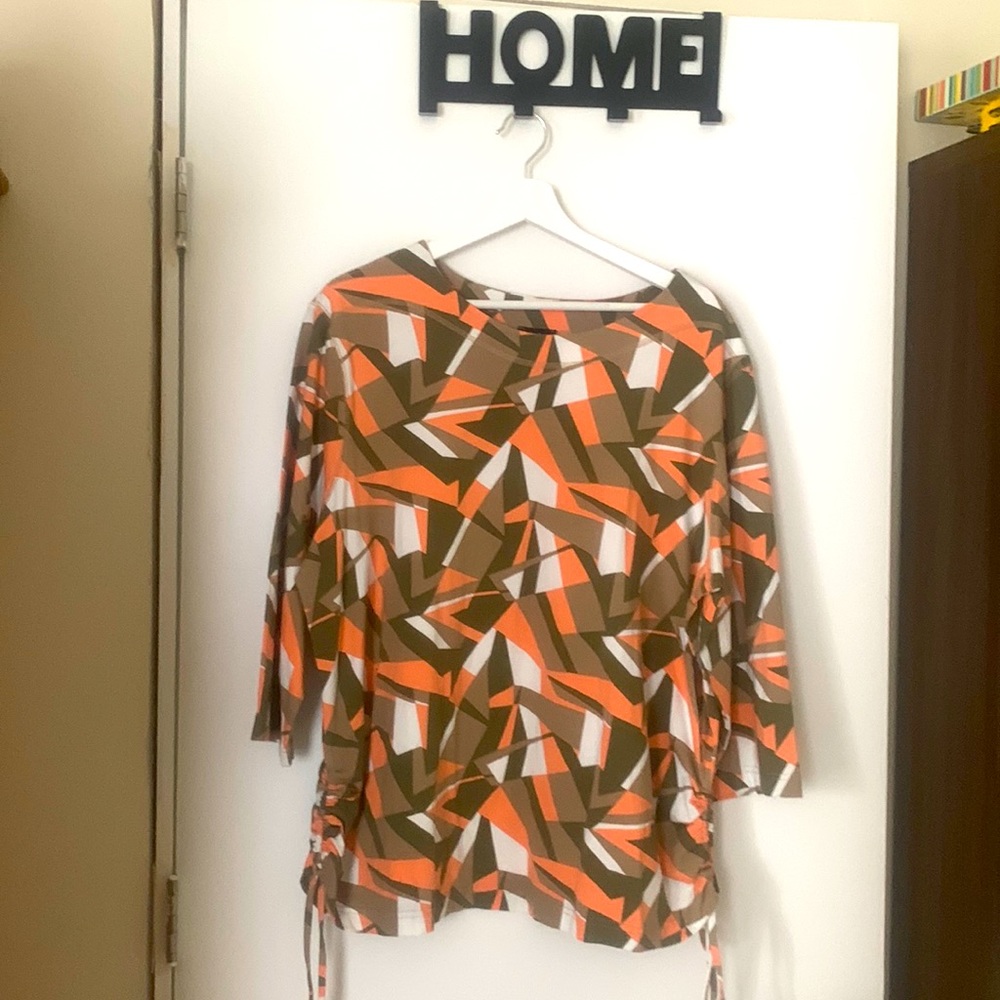 Links tri color blouse 👚